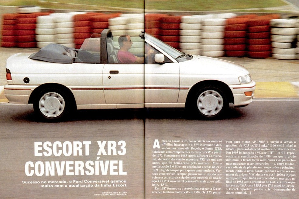 Conversíveis como o XR3 proporcionam muito prazer ao dirigir (Foto: Arquivo/Auto News Brasil) — Foto: Auto Esporte
