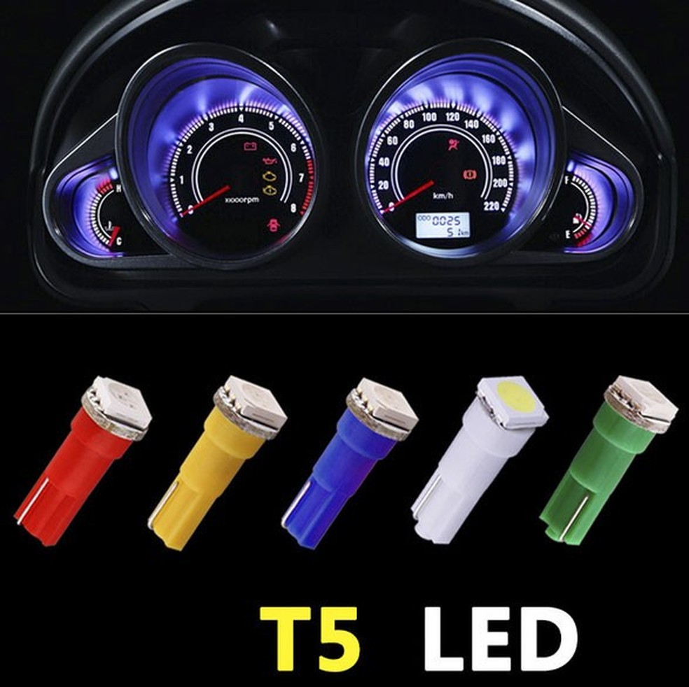 Luz de Led para o painel de instrumentos (Foto: Divulgação) — Foto: Auto Esporte