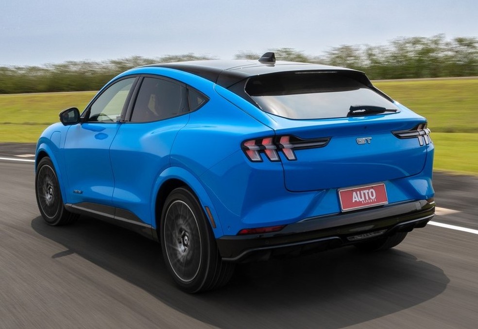 Ford Mustang Mach-E é o carro mais veloz da história da Ford no Brasil — Foto: Auto News Brasil