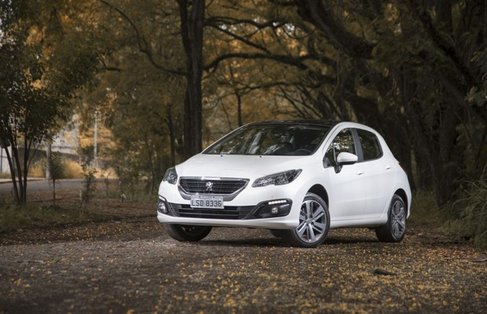 Dianteira do Peugeot 308 reestilizado (Foto: Fabio Aro / Auto News Brasil) — Foto: Auto Esporte