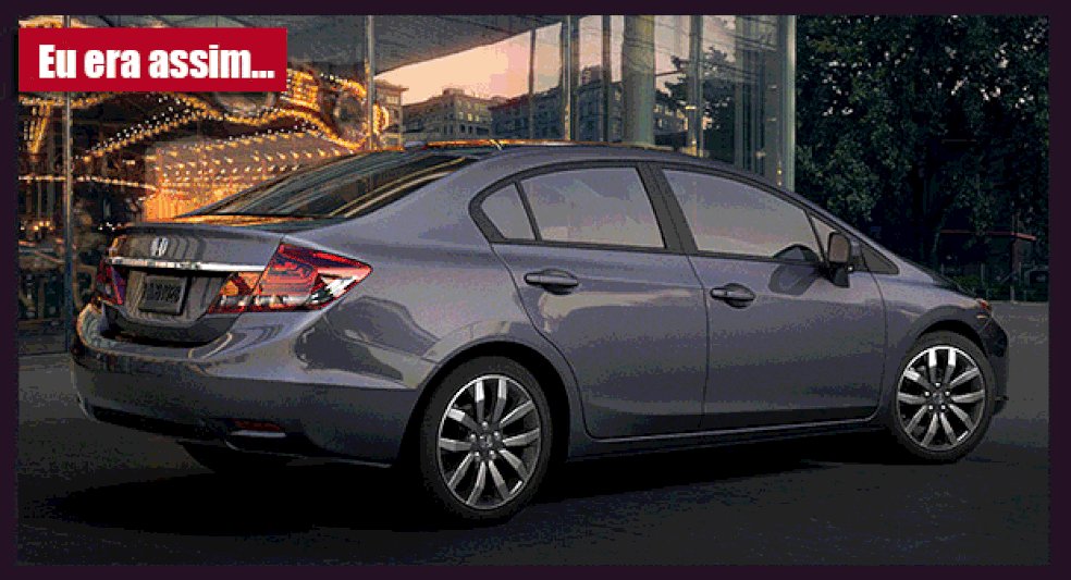 Honda Civic: Eu era assim... e fiquei assim (Foto: Auto News Brasil) — Foto: Auto Esporte