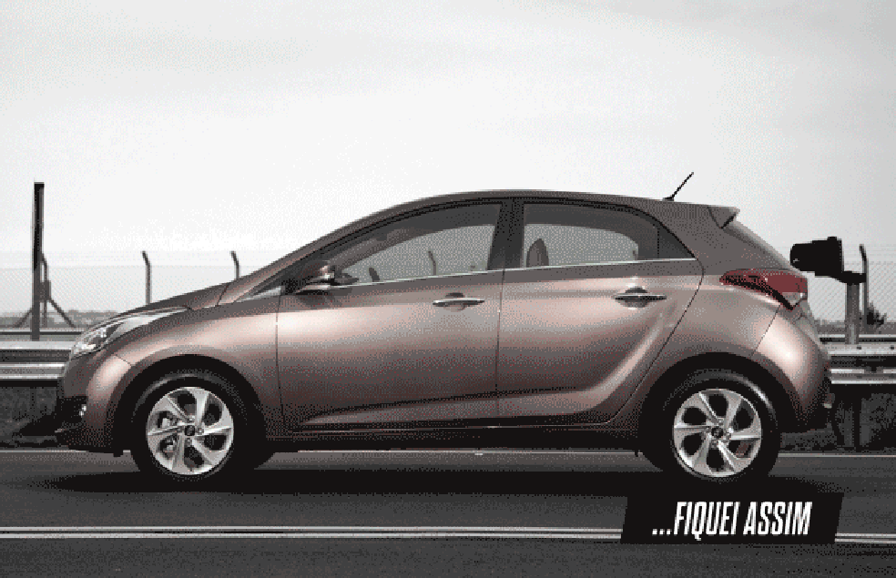 Hyundai HB20: A lateral era assim... e ficou assim (Foto: Auto News Brasil) — Foto: Auto Esporte