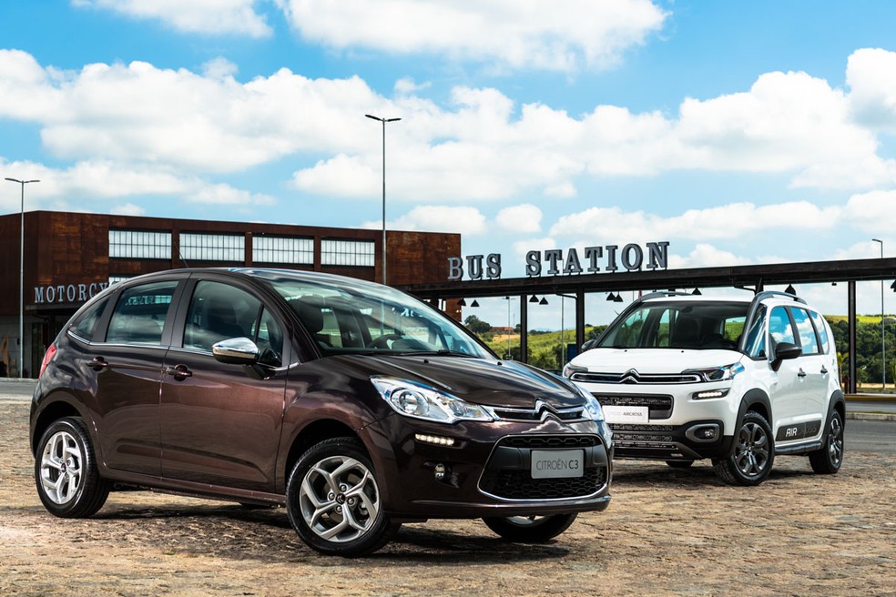 Citroën C3 e Aircross — Foto: Divulgação
