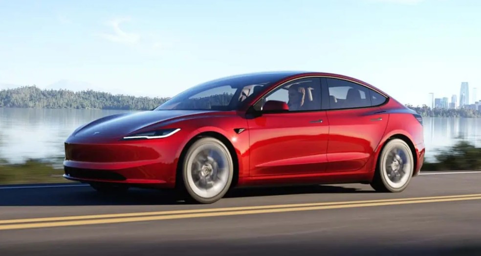 Tesla Model 3 é uma das inspirações da Lecar — Foto: Divulgação