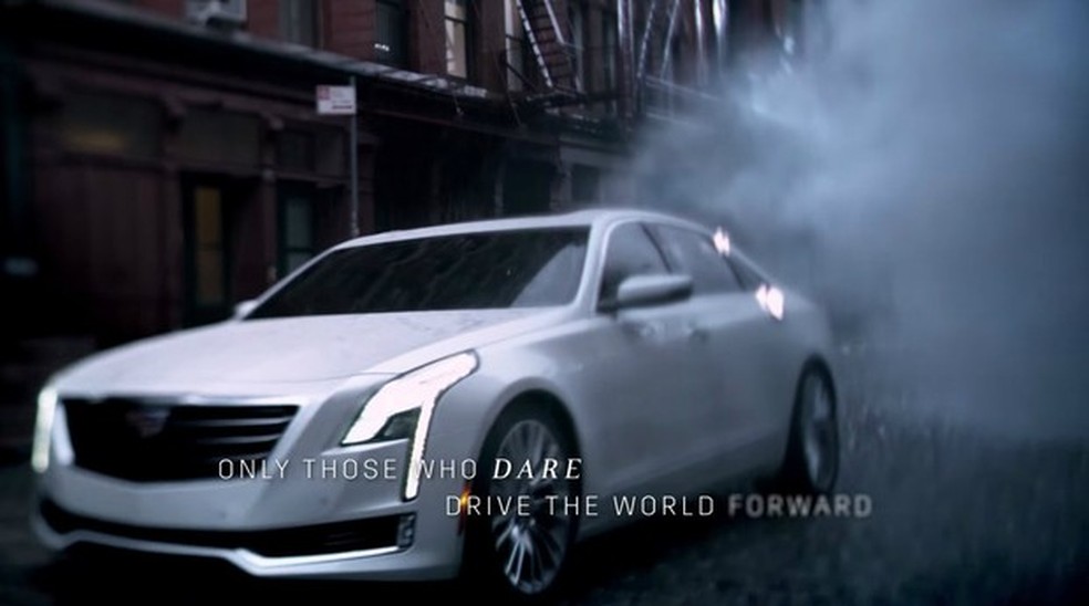 Cadillac CT6 em anúncio do Oscar 2015 (Foto: Reprodução) — Foto: Auto Esporte