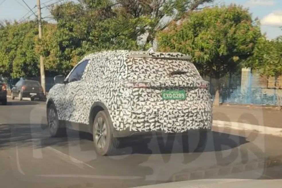 Novo Caoa Chery Tiggo 5x já roda em testes no Brasil — Foto: Reprodução/Instragram @placaverde