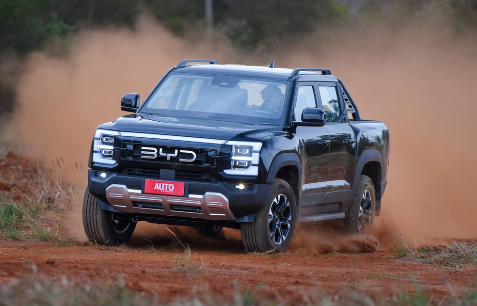 BYD Shark foi a primeira incursão da marca no segmento — Foto: Murilo Góes/Auto News Brasil