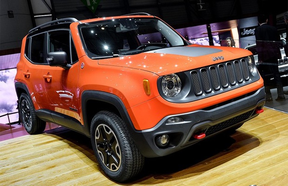 Jeep Renegade no Salão de Genebra (Foto: Newspress) — Foto: Auto Esporte
