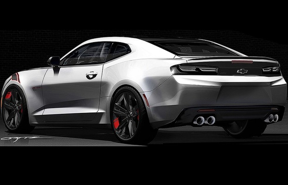 Chevrolet Camaro Red Line Series é revelado para o SEMA (Foto: Divulgação) — Foto: Auto Esporte