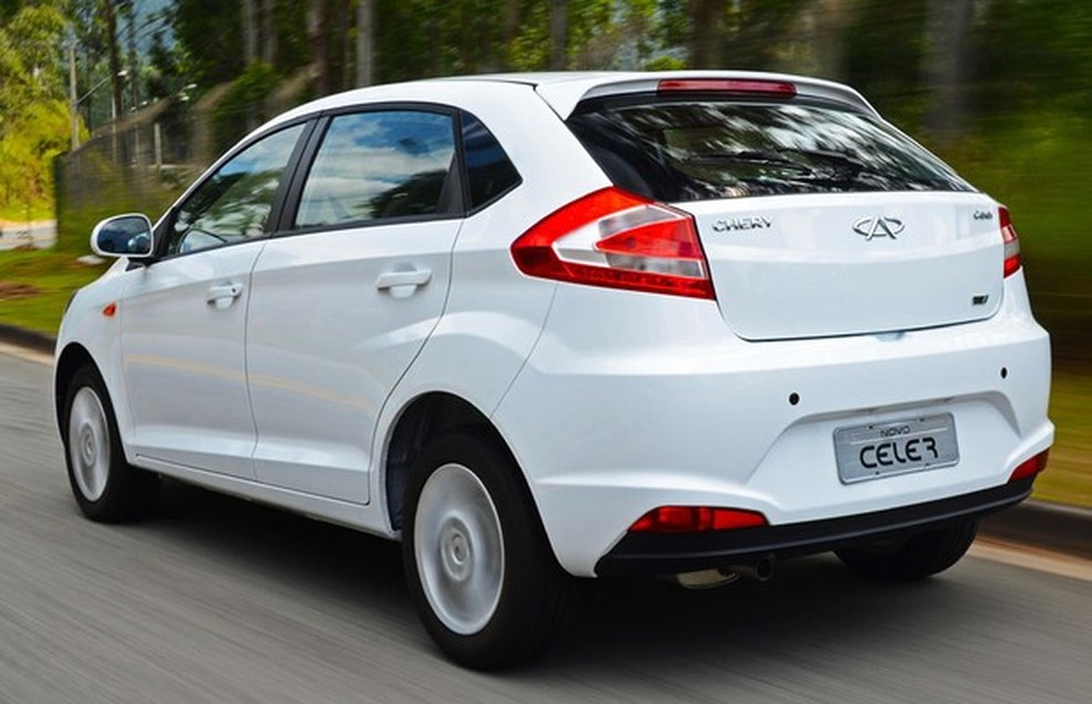 Novo Chery Celer hatch traseira nacional (Foto: Divulgação) — Foto: Auto Esporte