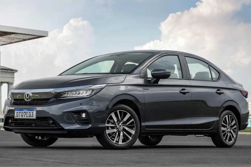 Honda City tem lista de equipamentos recheada — Foto: Divulgação