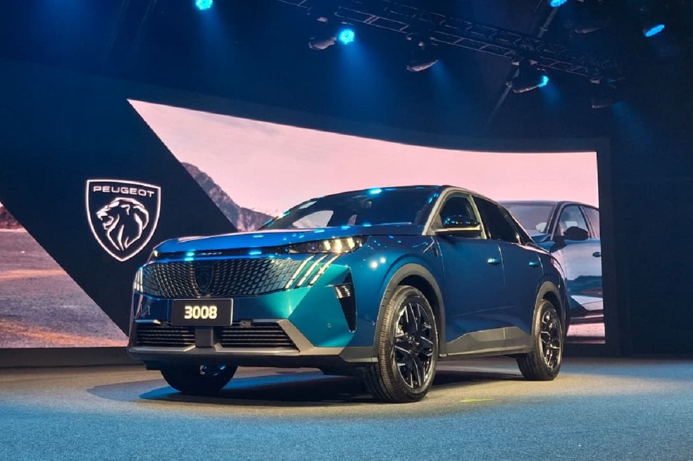 Peugeot 3008 é um dos grandes destaques do Salão do Automóvel e um dos carros mais bonitos — Foto: Karen Sousa/Autoesporte