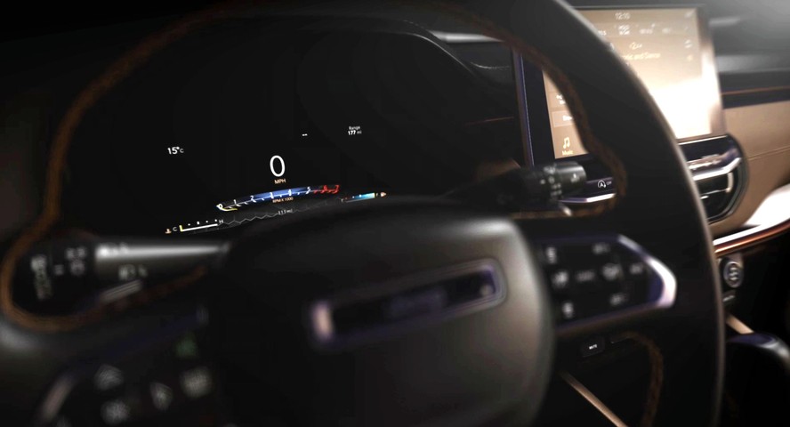 Jeep Commander tem interior muito parecido com o do Compass
