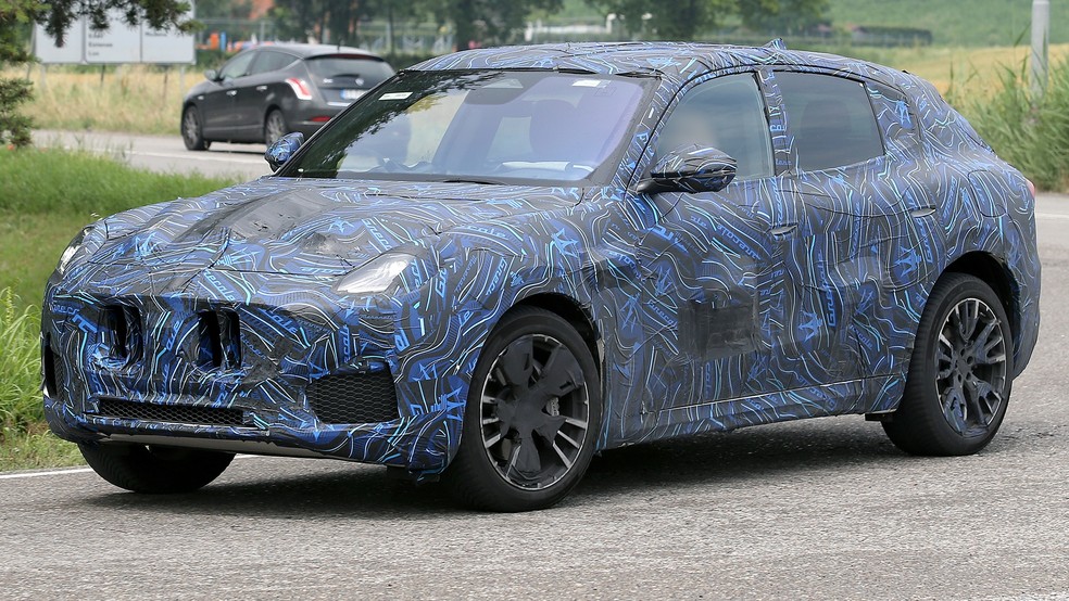 Maserati Grecale 2022 SUV Dianteira Movimento — Foto: Automedia
