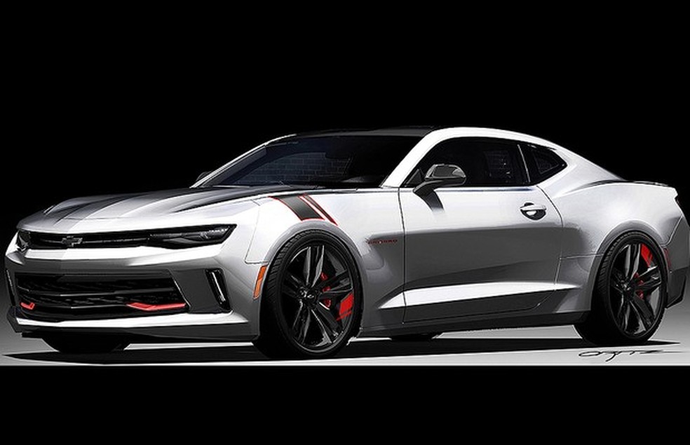 Chevrolet Camaro Red Line Series é revelado para o SEMA (Foto: Divulgação) — Foto: Auto Esporte