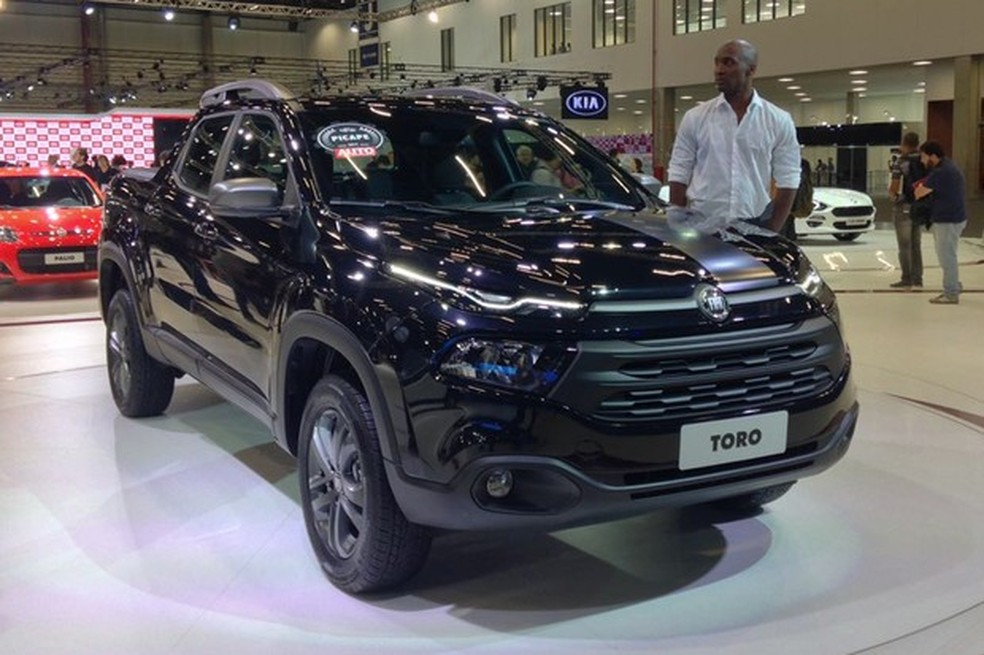 Fiat Toro no Salão do Automóvel 2016 (Foto: Julio Cabral/Auto News Brasil) — Foto: Auto Esporte