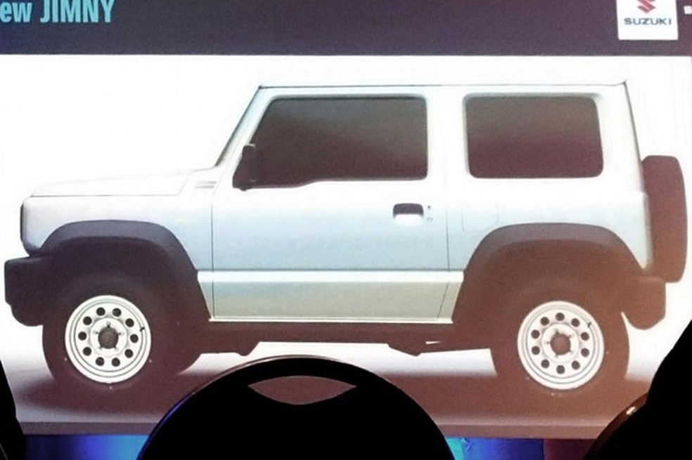 Perfil indica que não ficaram painéis de carroceria do antecessor, é um novo Jimny! (Foto: Reprodução) — Foto: Auto Esporte
