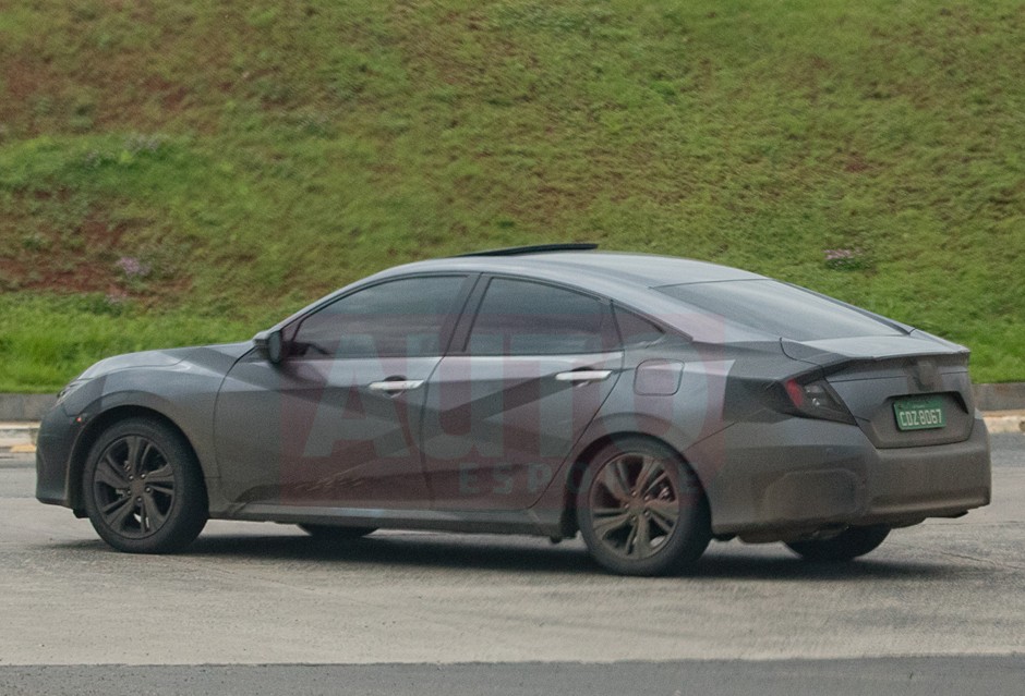 Flagra do novo Honda Civic