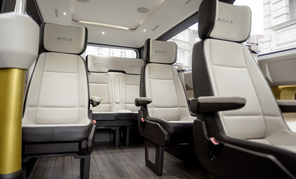 Van elétrica da Volkswagen terá 6 lugares individuais — Foto: Divulgação