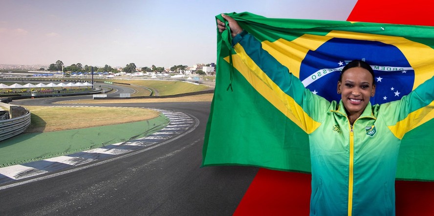 Thumb: Rebeca Andrade na F1