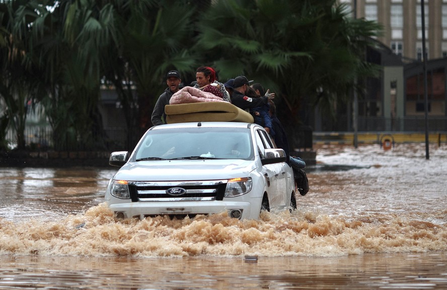 Operação de resgate no Rio Grande do Sul