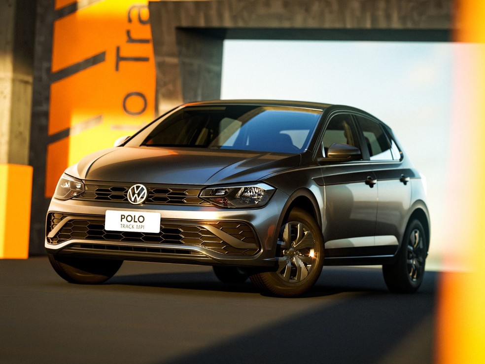 Inédito Volkswagen Polo Track chega para substituir o consagrado Gol como carro de entrada da marca — Foto: Divulgação