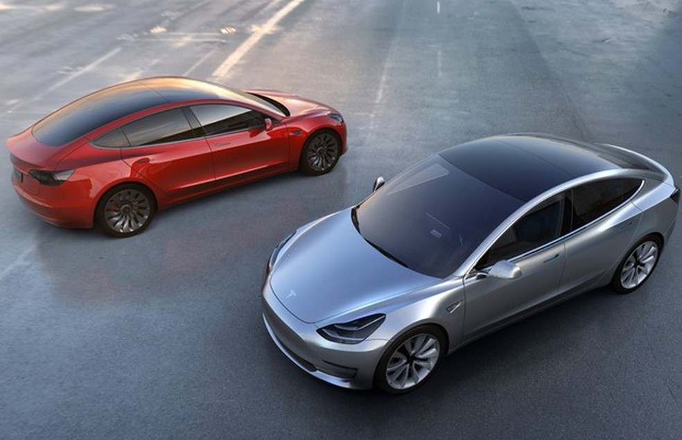 Tesla Model 3 (Foto: Divulgação) — Foto: Auto Esporte