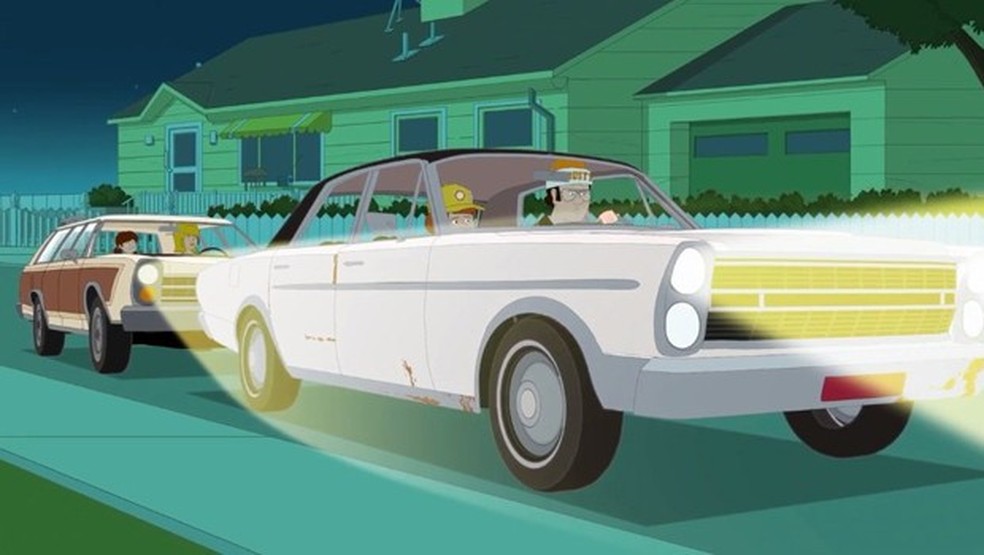 Ford Galaxie e Country Squire são os dois personagens automotivos de maior destaque (Foto: Divulgação) — Foto: Auto Esporte
