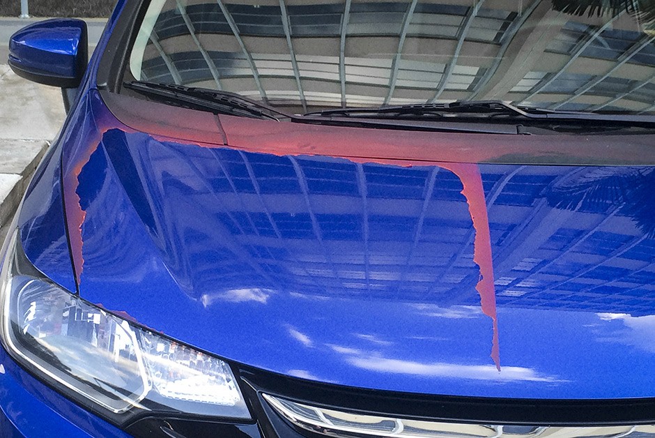 É possível fazer a remoção durante a lavagem também, mas nesse caso, é preciso esfregar bastante com pano e xampu automotivo
