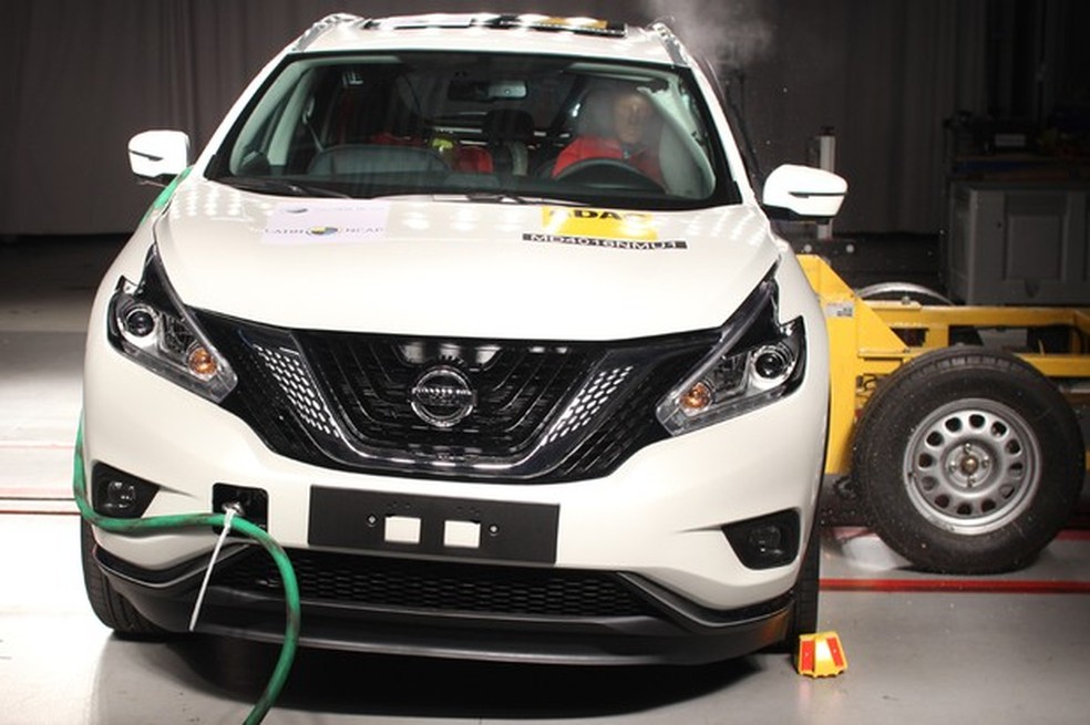 Nissan Murano vai mal em crash test do Latin NCAP (Foto: Divulgação) — Foto: Auto Esporte