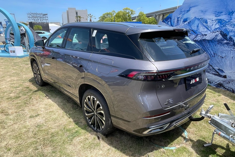 Jaecoo 8 será o topo da linha da marca no Brasil — Foto: Cauê Lira/Auto News Brasil