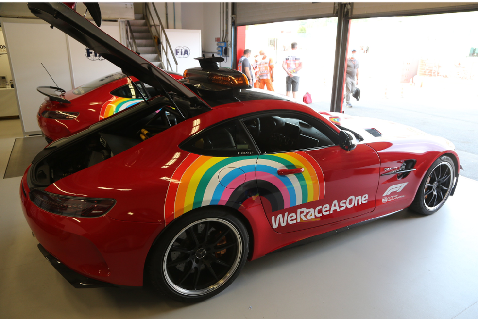 O safety car estará na próxima corrida da F1, no GP de Mugello (Foto: Divulgação) — Foto: Auto Esporte