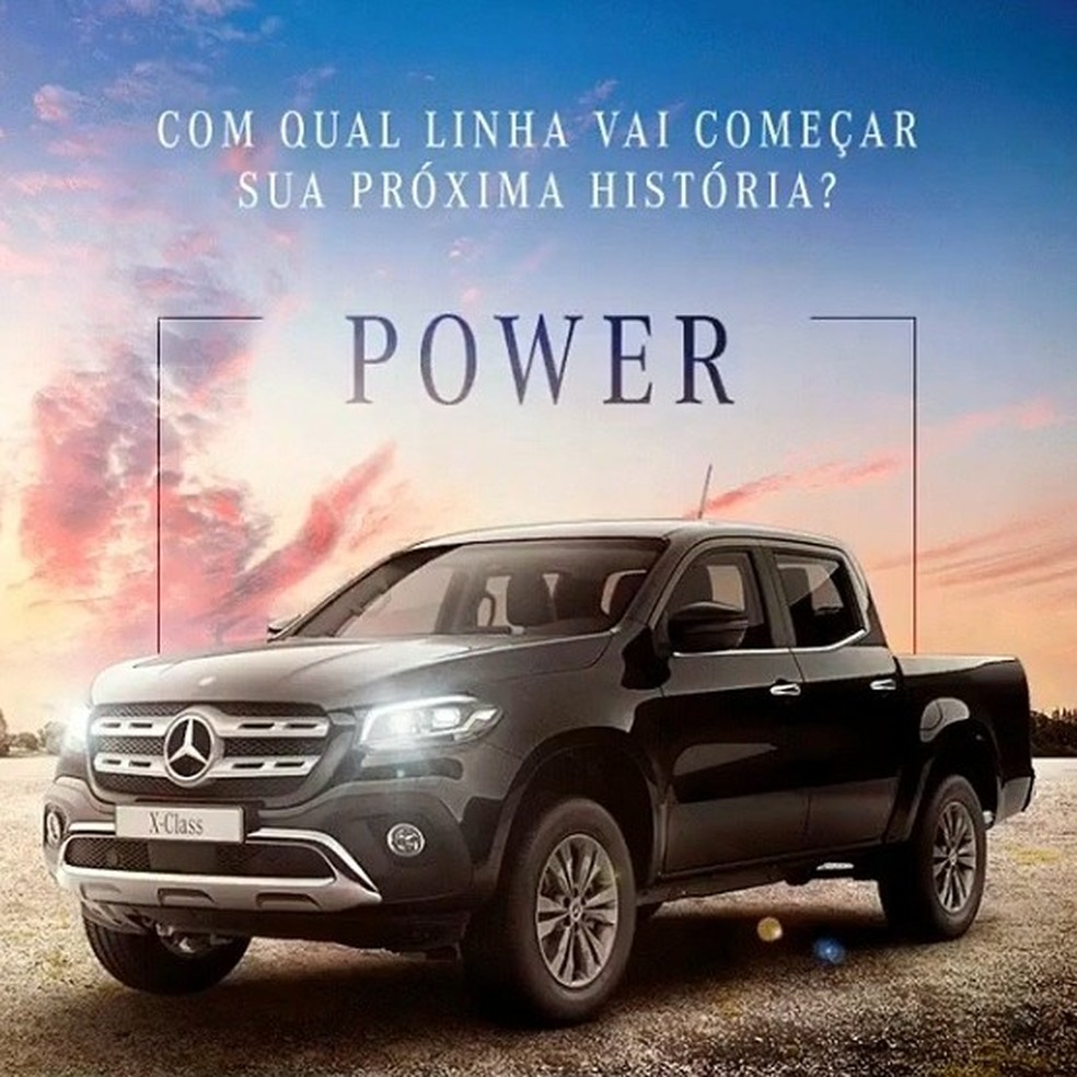 Mercedes-Benz Classe X Power, a topo de linha (Foto: Reprodução/Instagram) — Foto: Auto Esporte