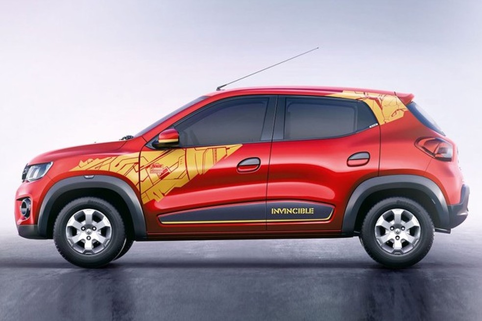 Renault Kwid ganha edição especial dos Vingadores na Índia (Foto: Renault) — Foto: Auto Esporte