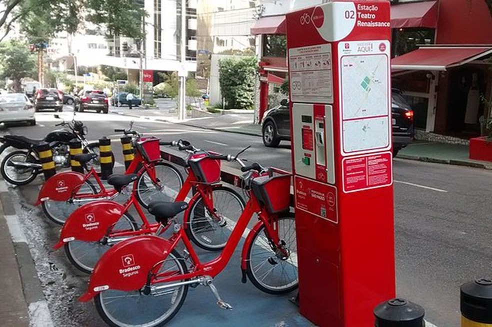 Bicicletas do programa Ciclosampa (Foto: Divulgação) — Foto: Auto Esporte