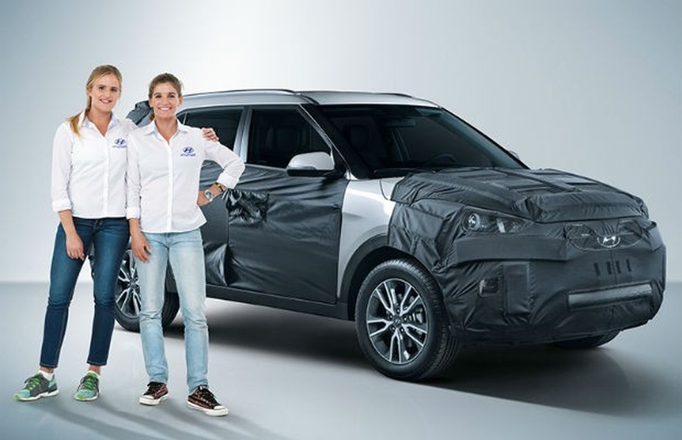 Teaser do Hyundai Creta (Foto: Reprodução/Facebook) — Foto: Auto Esporte
