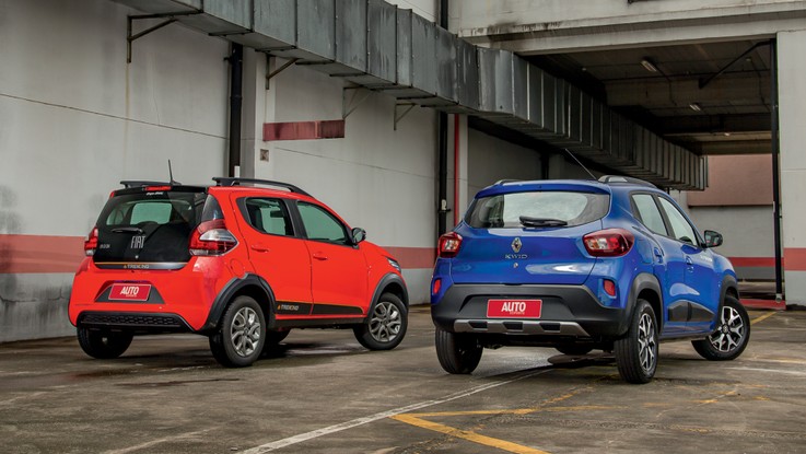 Os carros + baratos do Brasil: Renault Kwid e Fiat Mobi