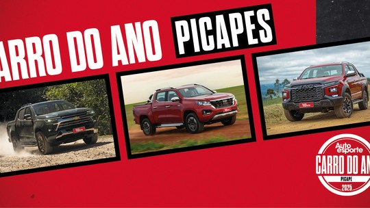 Carro do Ano 2025: veja as picapes finalistas até R$ 300 mil