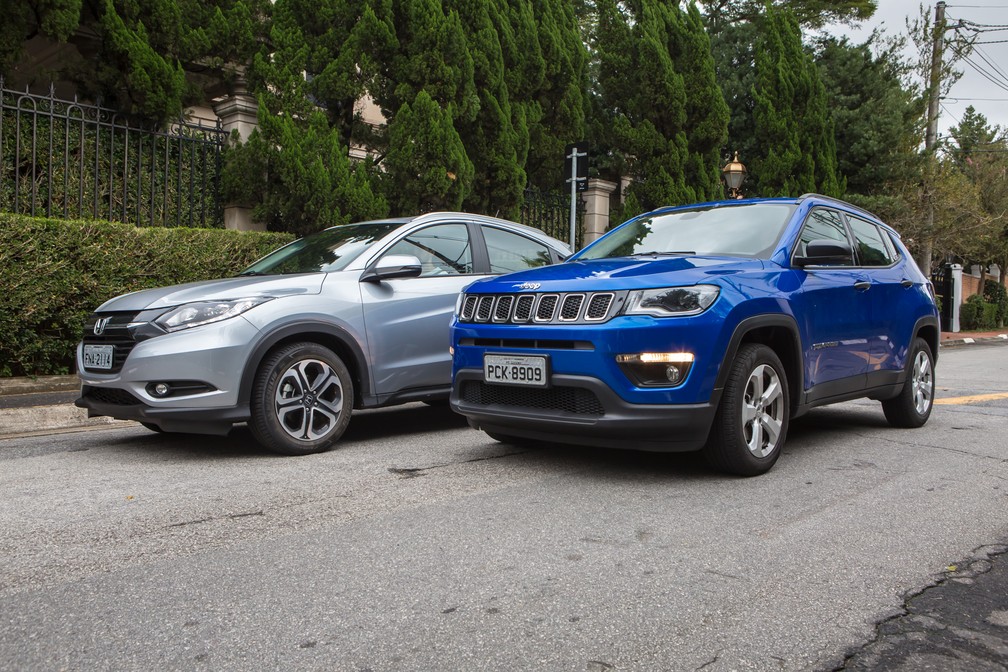 Jeep Compass x Honda HR-V: comparativo — Foto: Celso Tavares/G1