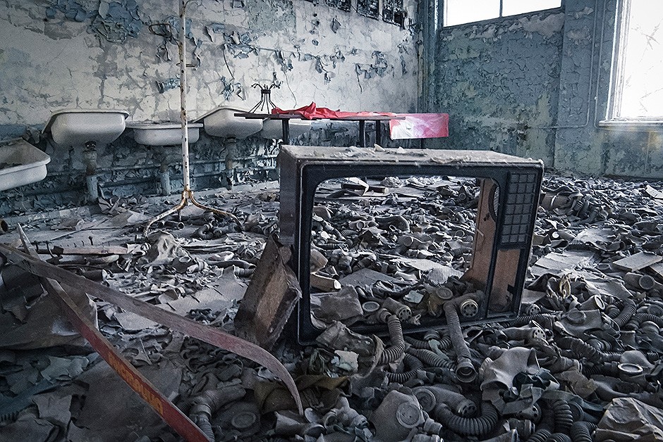 Objetos de Chernobyl também foram contaminados pela radiação