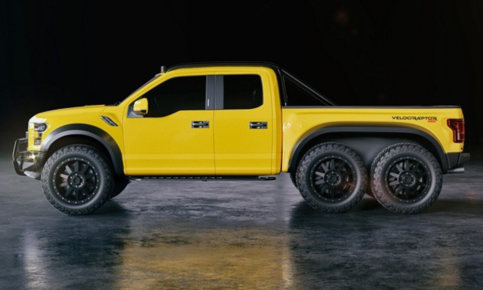 Hennessey VelociRaptor 6x6 (Foto: Divulgação) — Foto: Auto Esporte