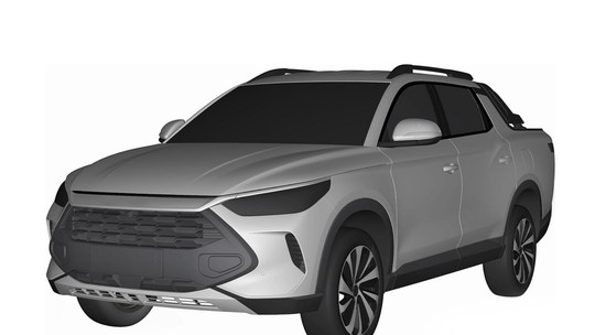 Picape da BYD rival da Toro tem design vazado; veja quando será lançada