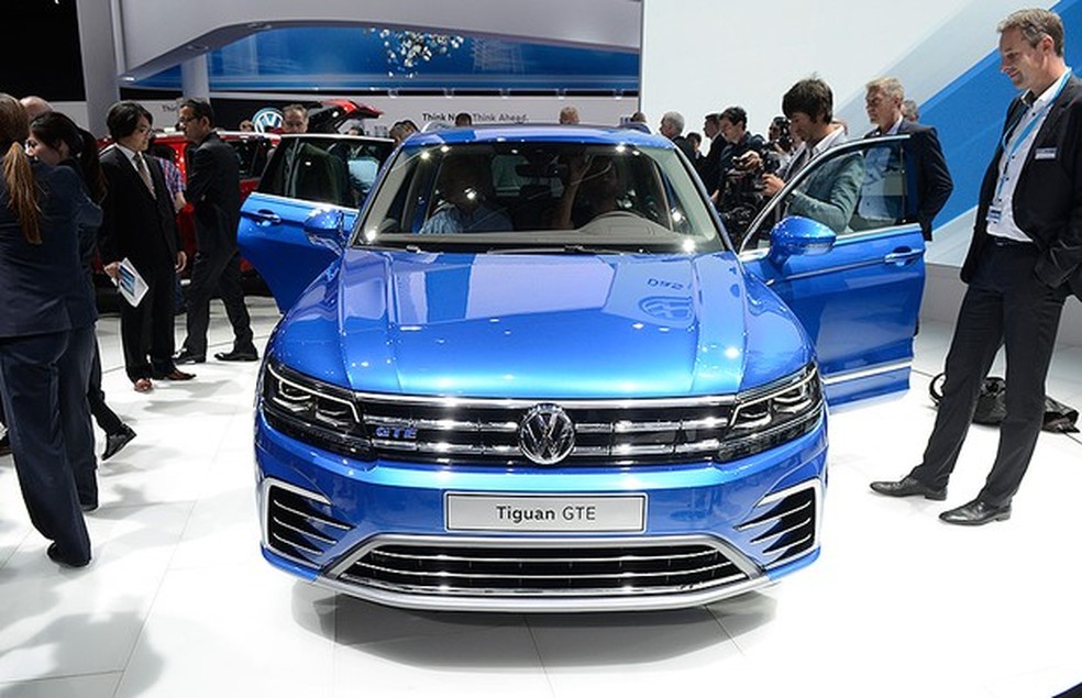 Volkswagen Tiguan no Salão de Frankfurt 2015 (Foto: Newspress) — Foto: Auto Esporte