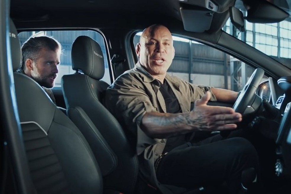Renault Duster repete Wanderlei Silva em propaganda de lançamento (Foto: Divulgação) — Foto: Auto Esporte