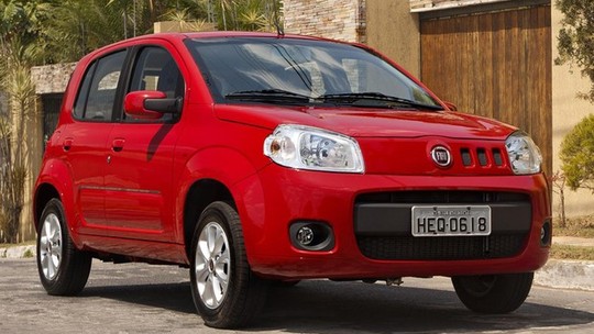 Fiat Uno registra pior primeiro semestre dos últimos sete anos