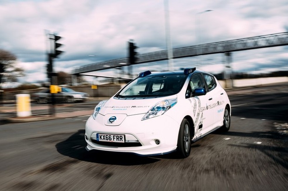 Nissan Leaf Autônomo (Foto: Divulgação) — Foto: Auto Esporte