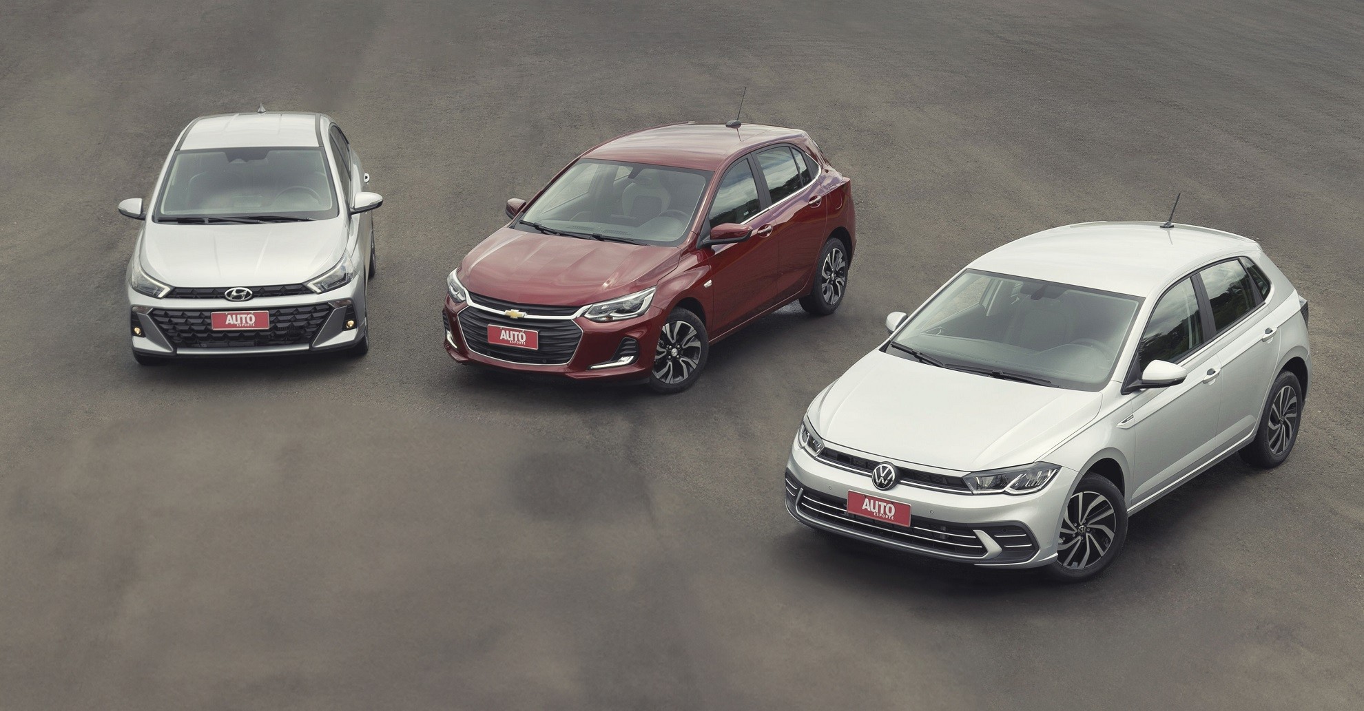 Polo x HB20 x Onix: o que a versão mais barata com motor turbo oferece