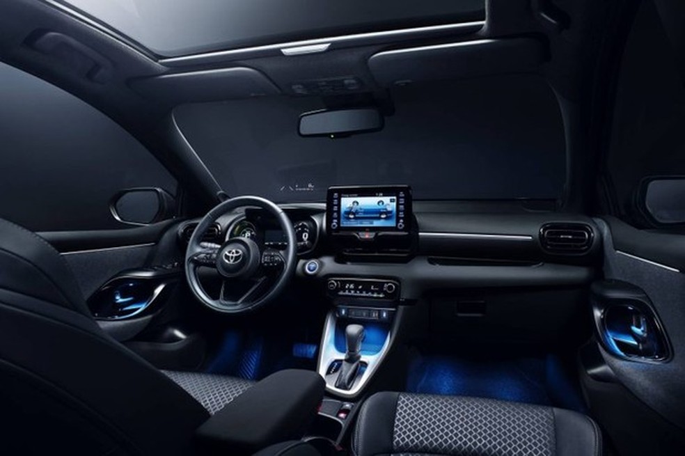 Novo Toyota Yaris Híbrido (Foto: Divulgação) — Foto: Auto Esporte