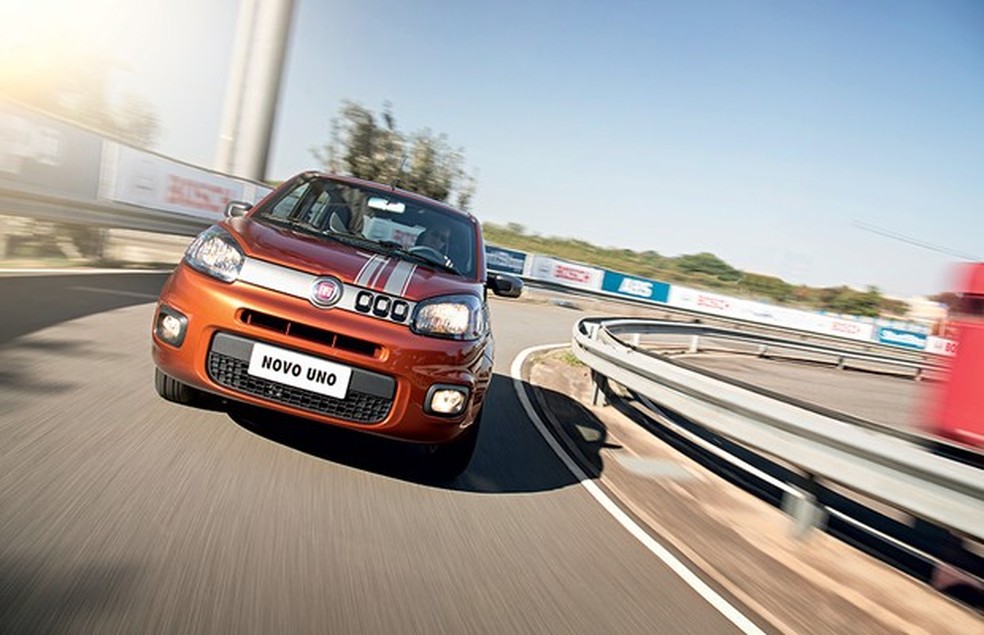 Fiat Uno 2015 (Foto: Fabio Aro) — Foto: Auto Esporte