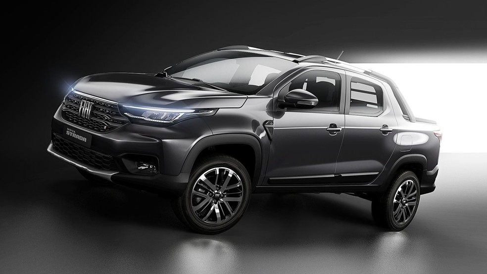 Primeira imagem da nova geração da Fiat Strada — Foto: Divulgação